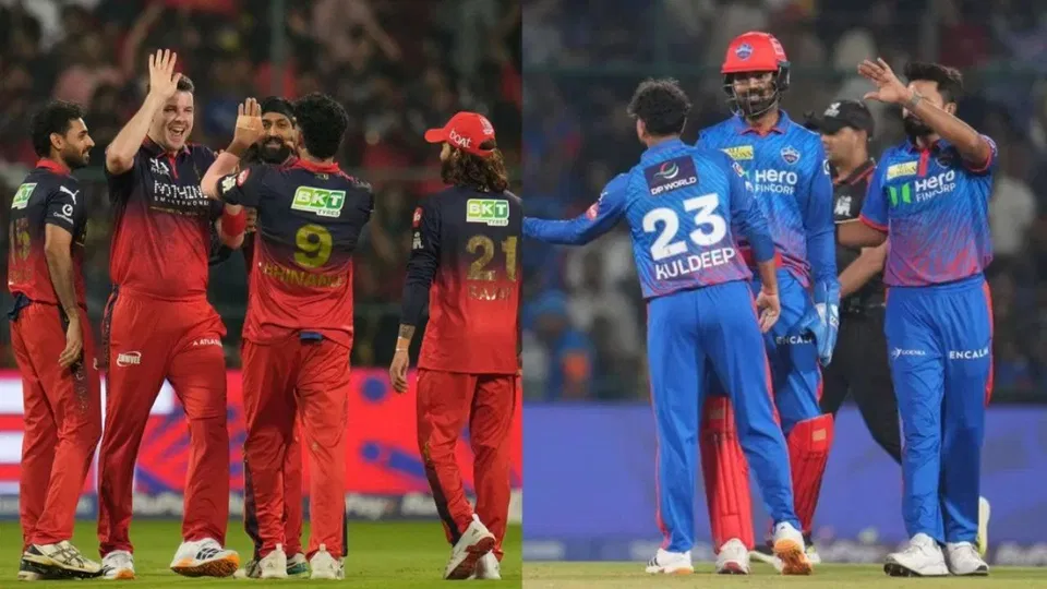 DC vs RCB Head To Head Records- IPL 2026, Match 39